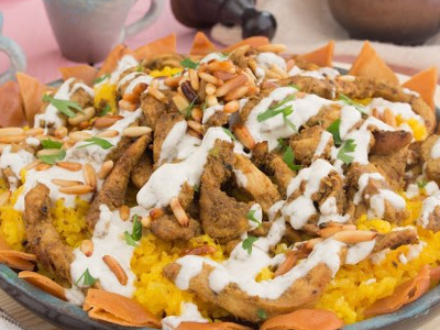 Syrian Shawerma Fatteh