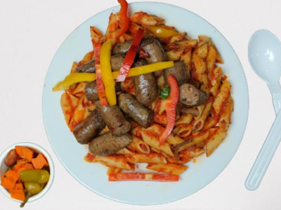 Oriental Sausage Pasta
