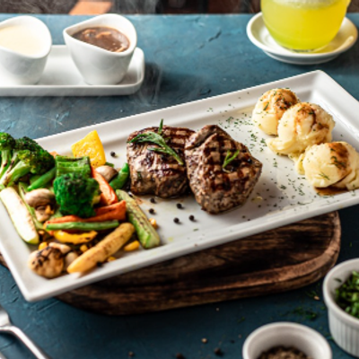 Charbroiled Diamond Mark Beef Fillet Lovers 500 Gram