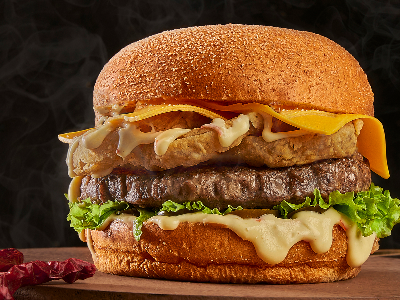 Fried Ring Burger