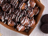 Plain Zalabia Mix Chocolate Dark With White Chocolate And Oreo