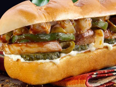 Large Chicken Fajita Sandwich