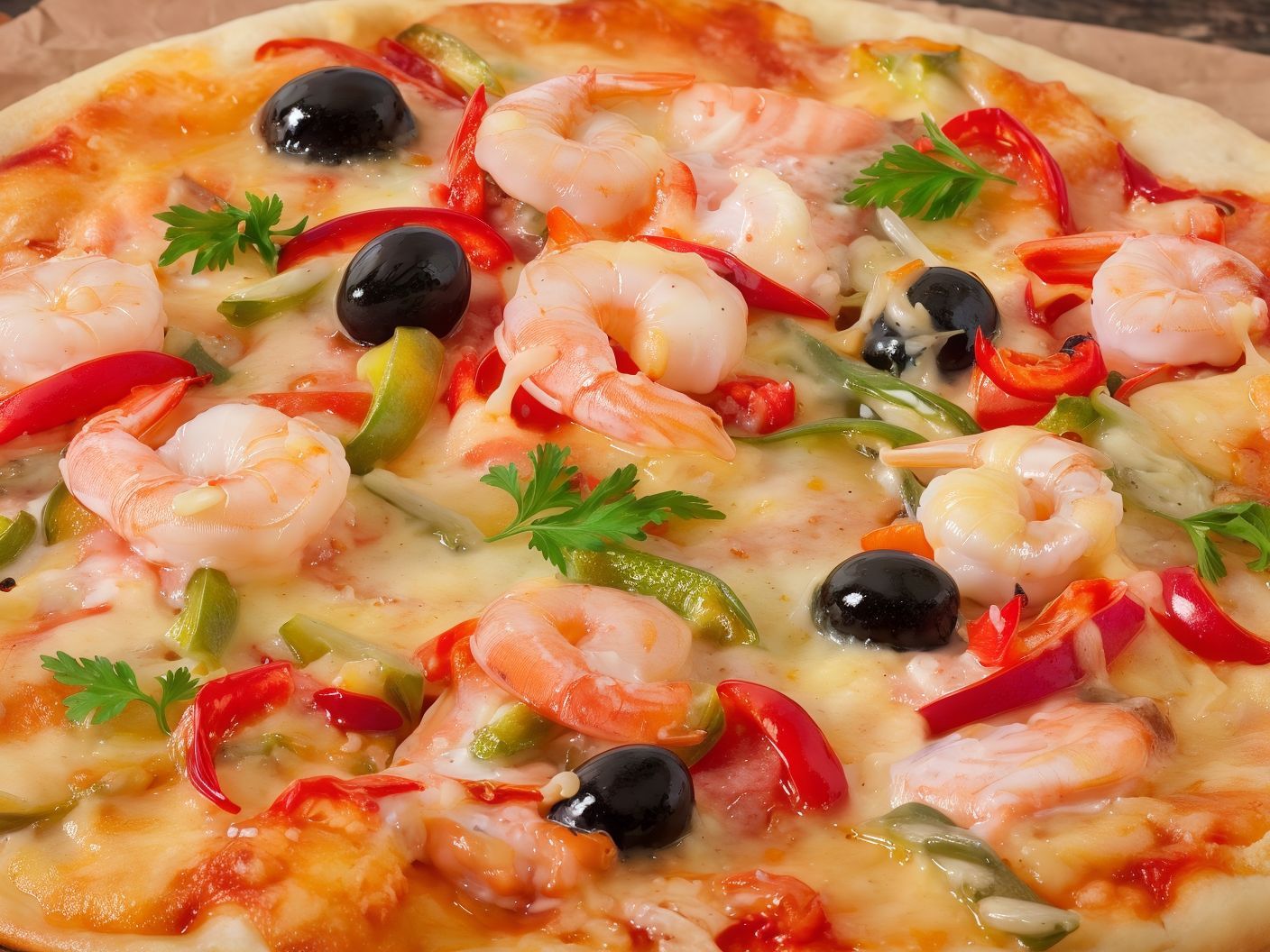 Seafood Pizza