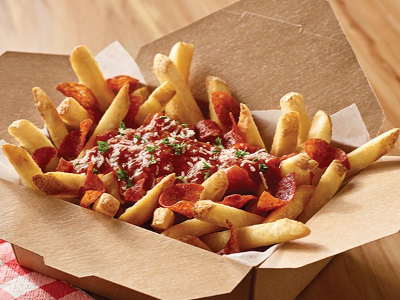 French Fries With Cheese And Pepperoni