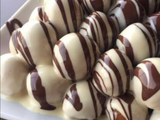 Zalabia With Mix White Chocolate And Dark Chocolate