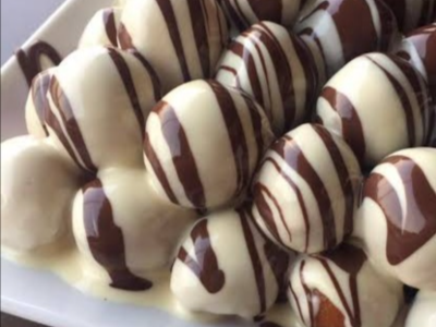 Zalabia Honey With Mix White Chocolate And Dark Chocolate