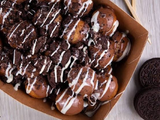 Plain Zalabia Mix Chocolate White And Dark Chocolate With Oreo
