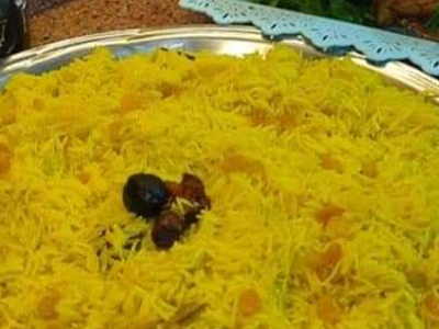 Large Plain Basmati Rice Platter