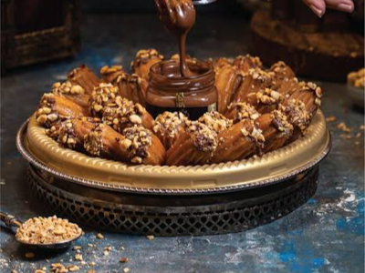 Balah El Sham Honey Nutella Chocolate With Lotus Biscuits
