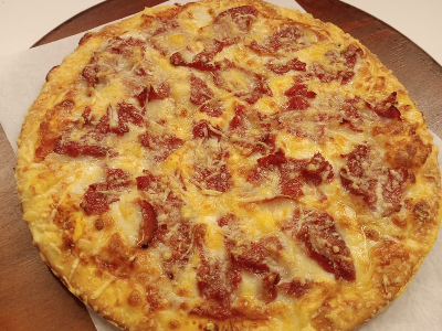 Beef Bacon Pizza
