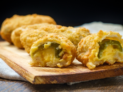 Cheddar Cheese With Jalapeno Fingers