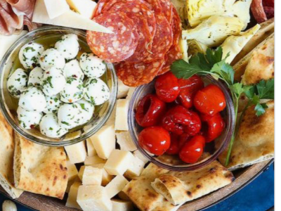 Antipasto Steroid Cheese Platter