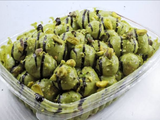 Plain dumplings with pistachio cream (pistachio)