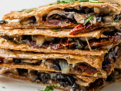 Truffle Mushroom Quesadilla