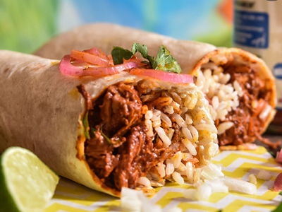Pibil Brisket Burrito