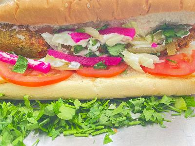 Spicy Falafel Sandwich