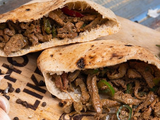 Liver Sandwich Baladi Bread