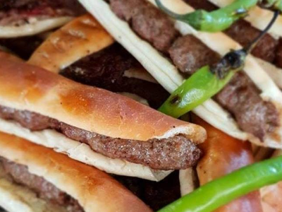 Grilled Meat Kofta Sandwich