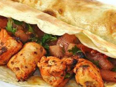Grilled Shish Tawook Sandwich