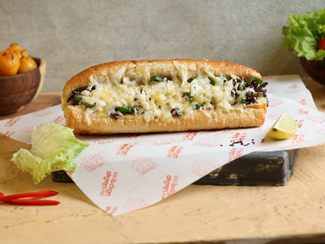 Liver With Mix Cheese Sandwich