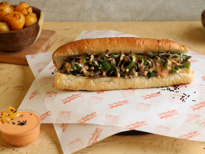 Liver With Pickled Lemons With Safflower Sandwich