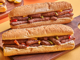 Oriental Sausage With Pomegranate Molasses Sandwich
