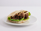 Liver With Radah In Baladi Bread