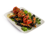 Pickled Eggplant With Tomato And Garlic