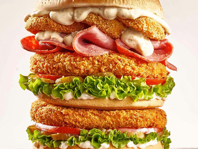 Double Smoke Ss Chicken Sandwich