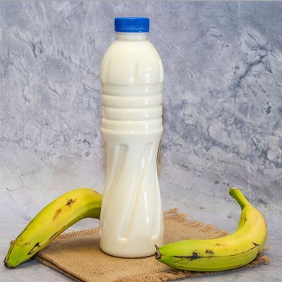 Banana With Milk Juice Bottle