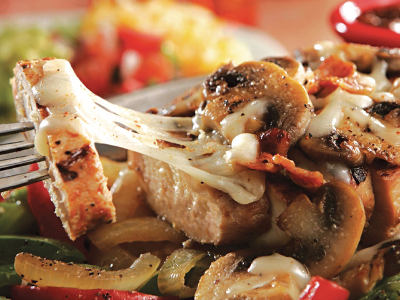 Cheesy Chicken Mushroom Fajita