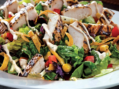 Mexican Chicken Ranch Salad