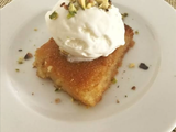 Basbousa With Cream