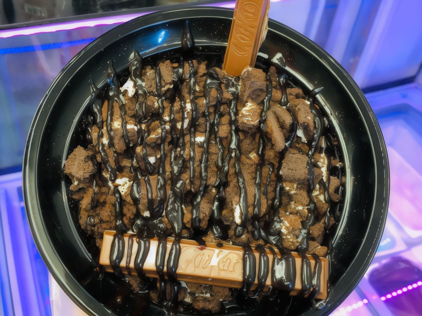 Rice Pudding With Oreo And Kitkat