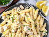 Pasta Chicken White Lemon Sauce