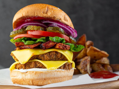 London Double Beef Bruger