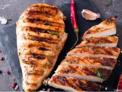 Boneless Breasts On Charcoal