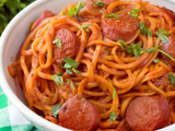 Pasta With Hot Dog