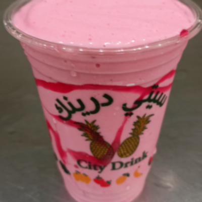 ميلك شيك فراولة