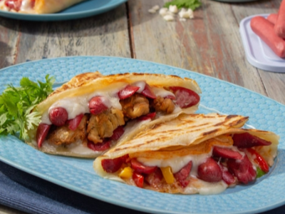 Hot Dog Crepe
