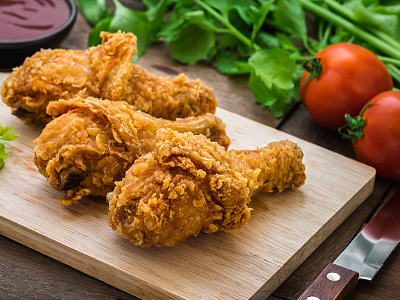 3 Pieces Broasted Chicken Meal
