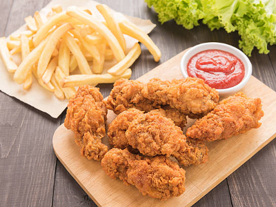 3 Pieces Broasted Chicken With 2 Pieces Crispy Chicken Meal
