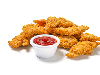 3 Pieces Crispy Chicken With Rice Meal