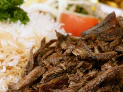 Shawarma With Rice Meal