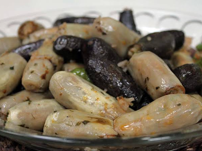 Eggplant Mahshi With Chicken Pane Meal