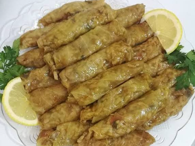 Cabbage Mahshi With Kofta Meal