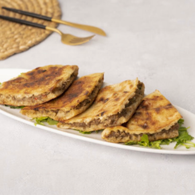 Hawawshi With Mozzarella Cheese