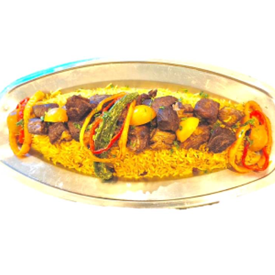 Shank Meat With Rice And Lemon Service For 2 Persons