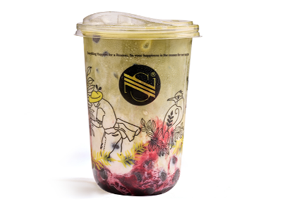Strawberry Matcha - Boba Tea