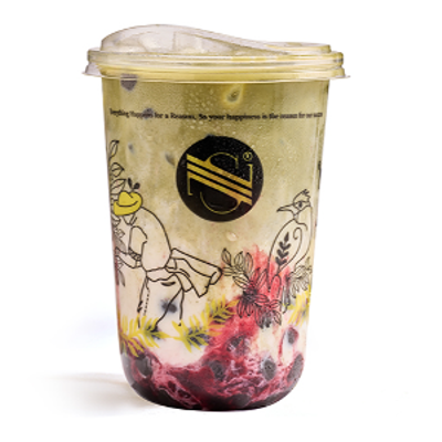 Strawberry Matcha - Boba Tea